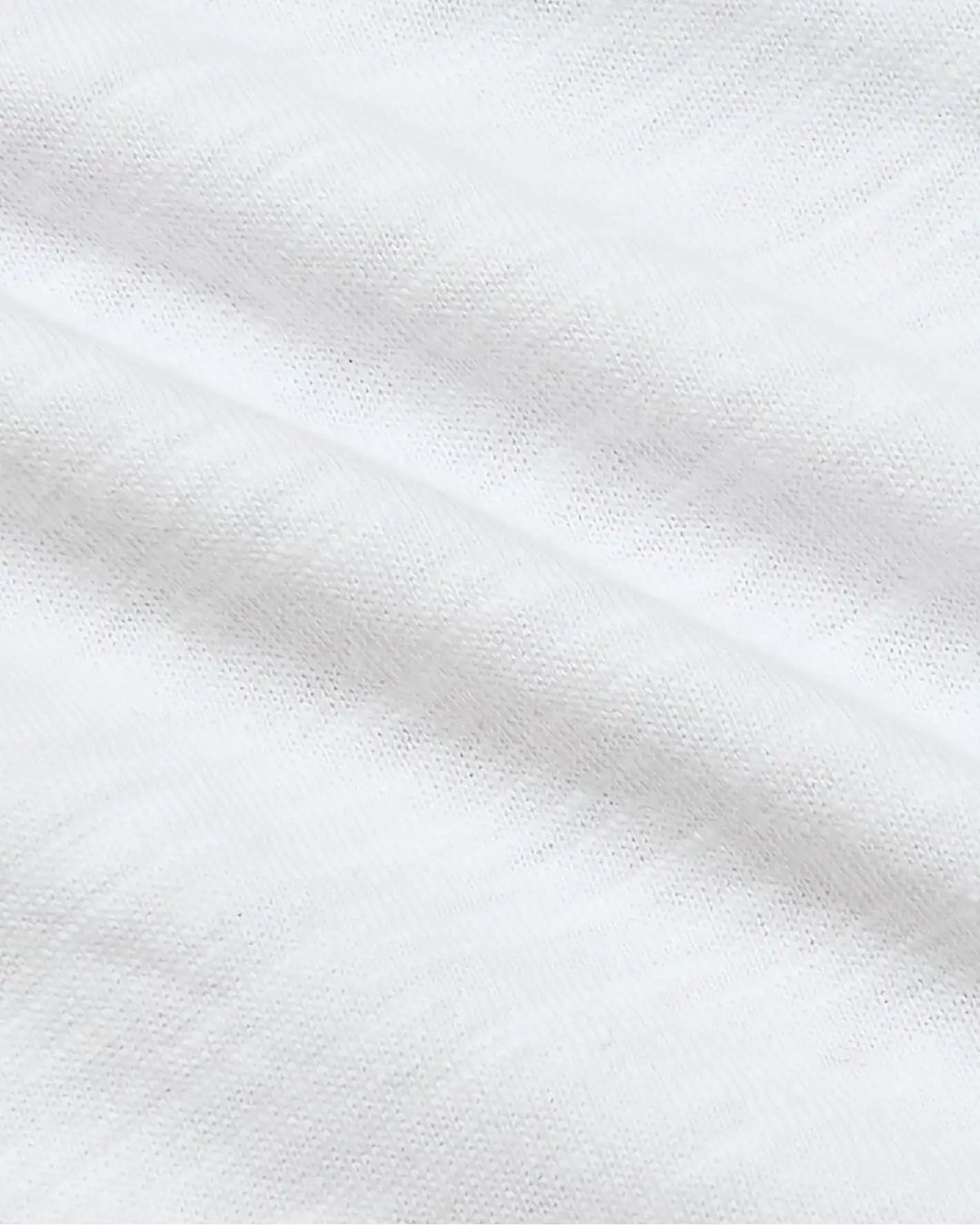 Womens White Slub Scoop Neck Tee