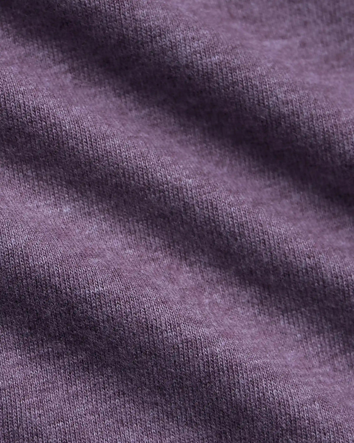 Dark Heather Plum Classic V-Neck