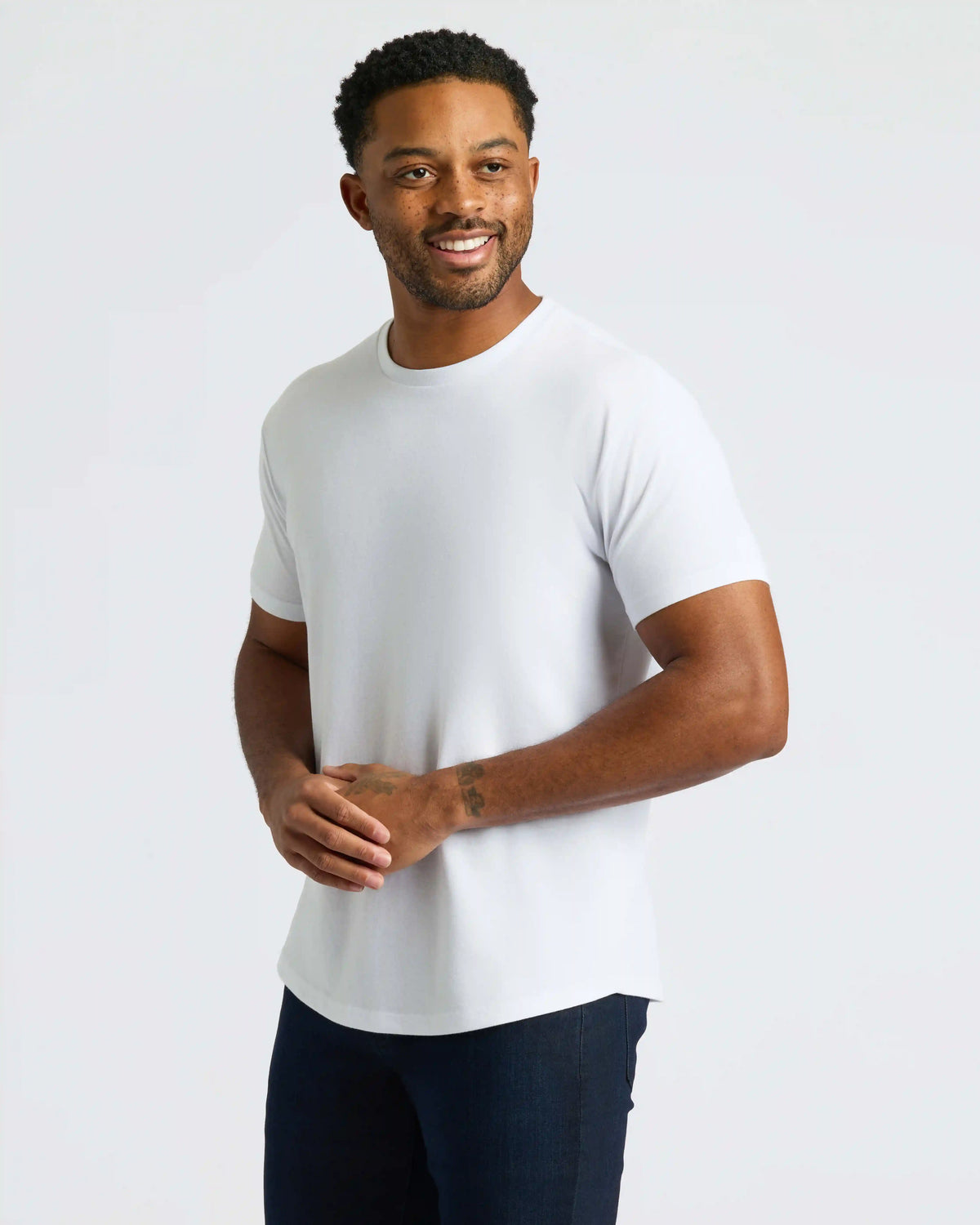 Curved Hem Classic Crew Neck 10-Pack