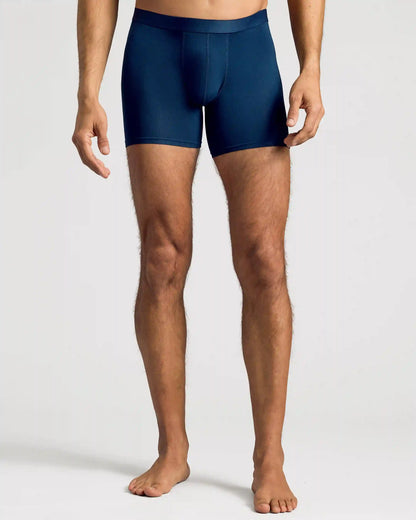 Carbon & Navy Boxer Briefs 6-Pack