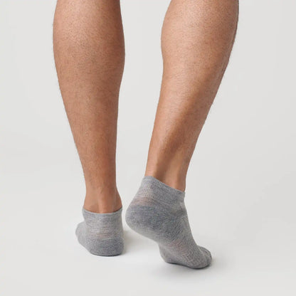 Heather Gray Ankle Sock Single