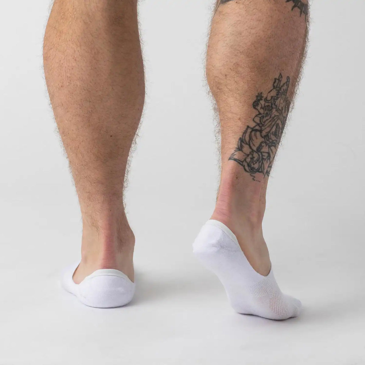 White Never Show Socks 3-Pack