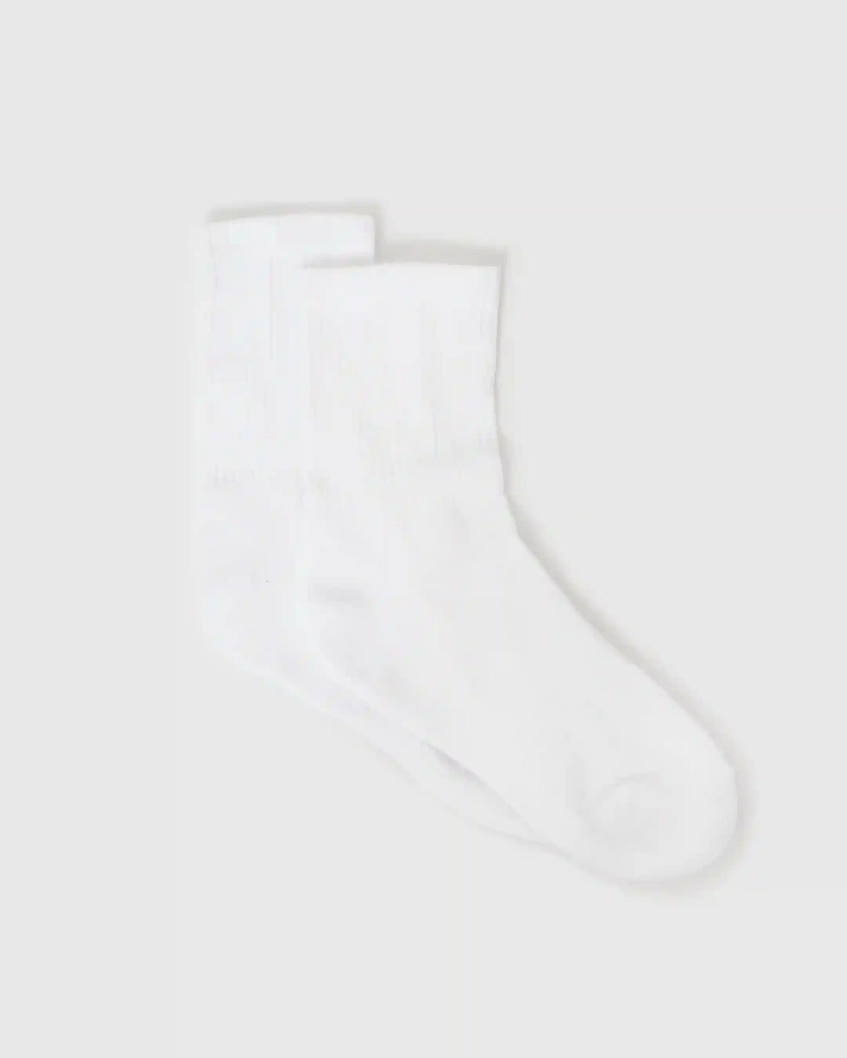 White Half Crew Socks 3-Pack