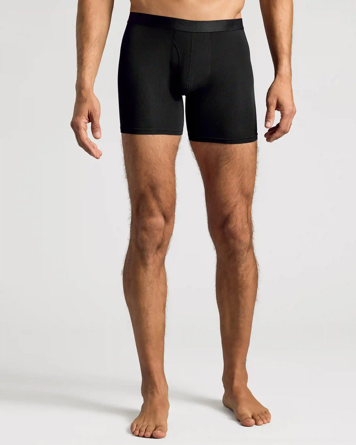 Black Boxer Briefs W/ Fly 3-Pack 2025