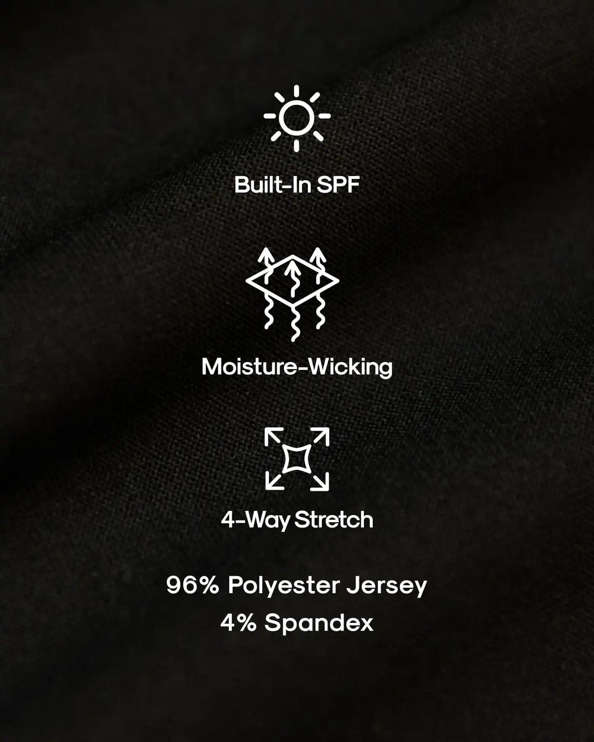 All Black Active Crew Neck 6-Pack