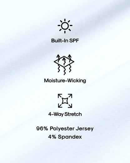 All White Active Crew 10-Pack