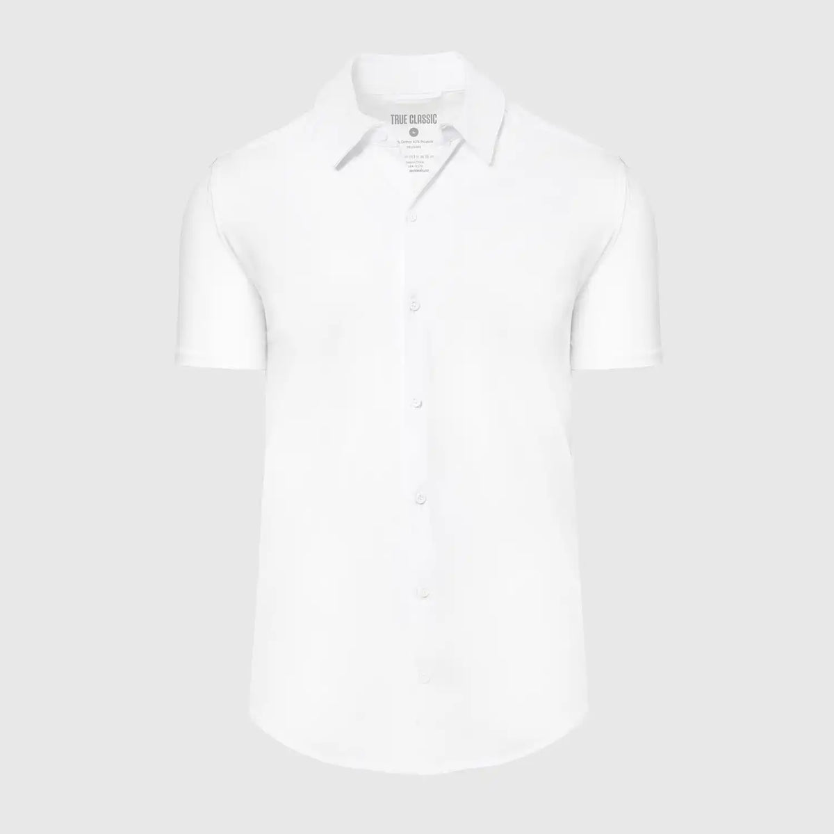 White Short Sleeve Knit Shirt