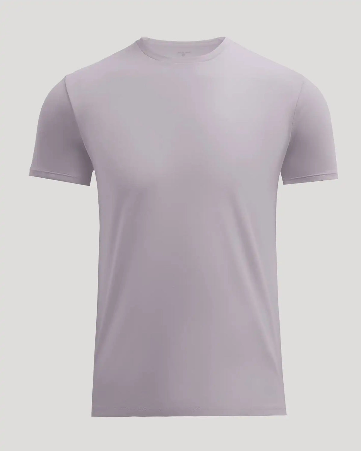 Minimal Gray Pima Cotton Blend Crew