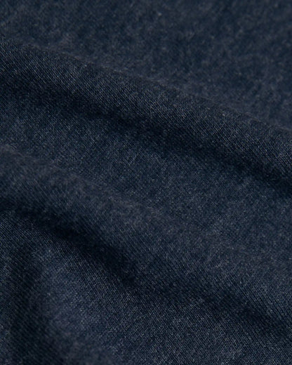 Heather Navy Tall Straight Hem Crew Neck T-Shirt