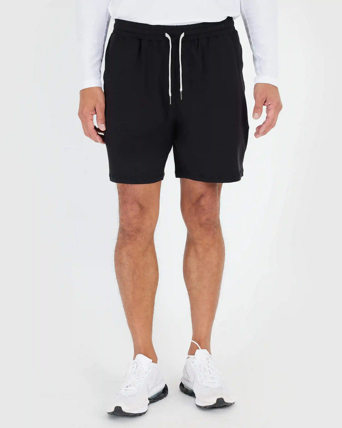 Black & Dark Heather Navy Active Comfort Shorts 2-Pack
