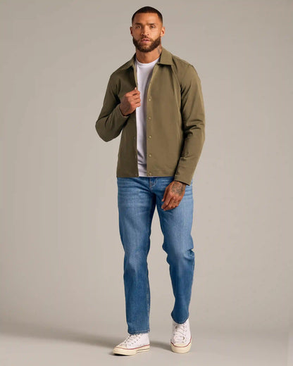 Military Green Coaches Jacket