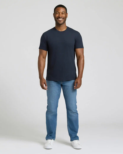 Navy Short Classic Crew Neck