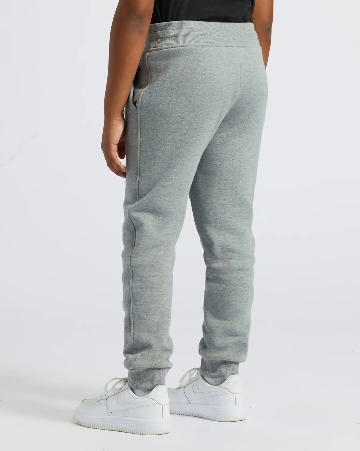 Boys' Medium Heather Gray Fleece Jogger
