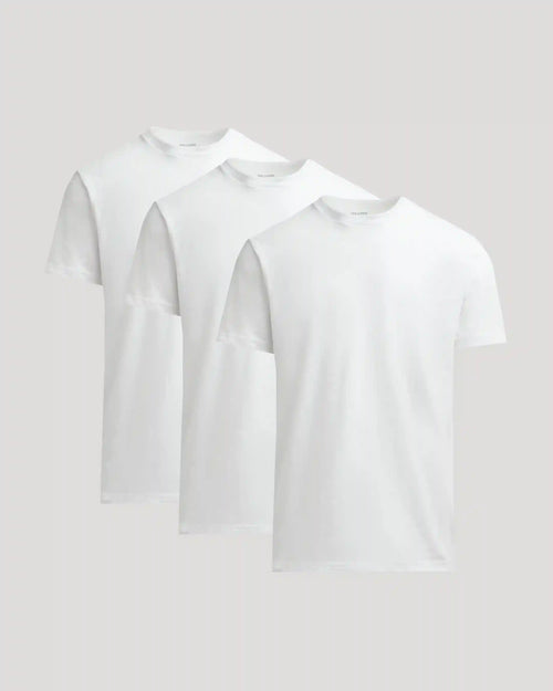 All White Heavyweight Crew 3-Pack