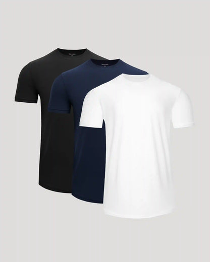 Active Curved Hem Crew 3-Pack