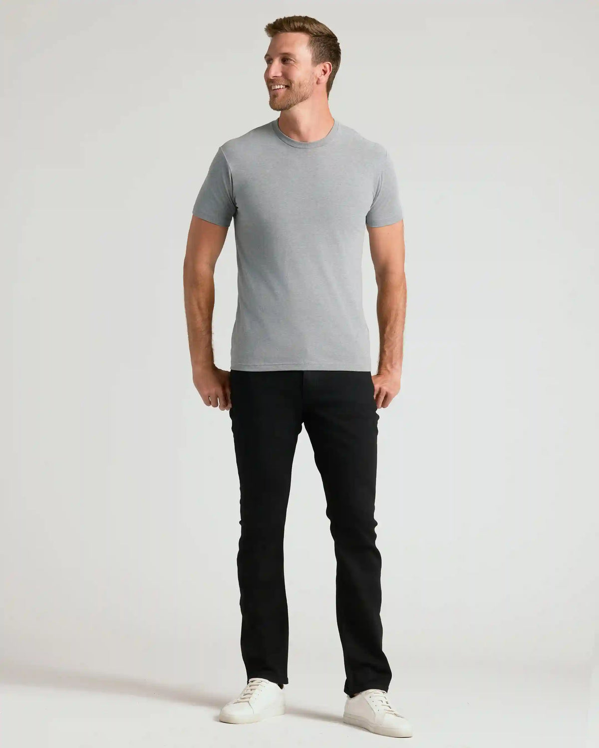 Heather Gray Classic Crew Neck