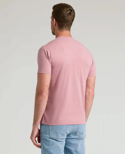 Light Heather Boysenberry Classic Crew Neck