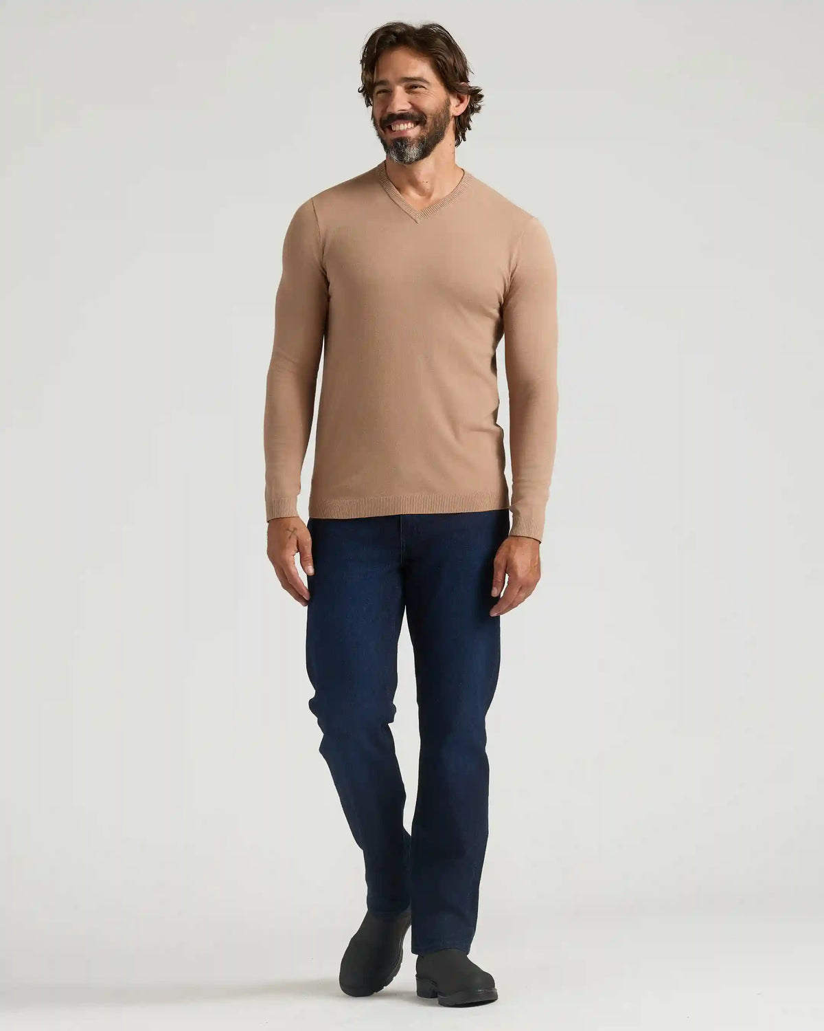 Truffle & Blueberry Dressy V-Neck Sweater 2-Pack