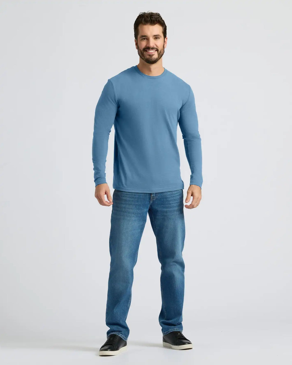 Indigo Classic Long Sleeve Crew Neck