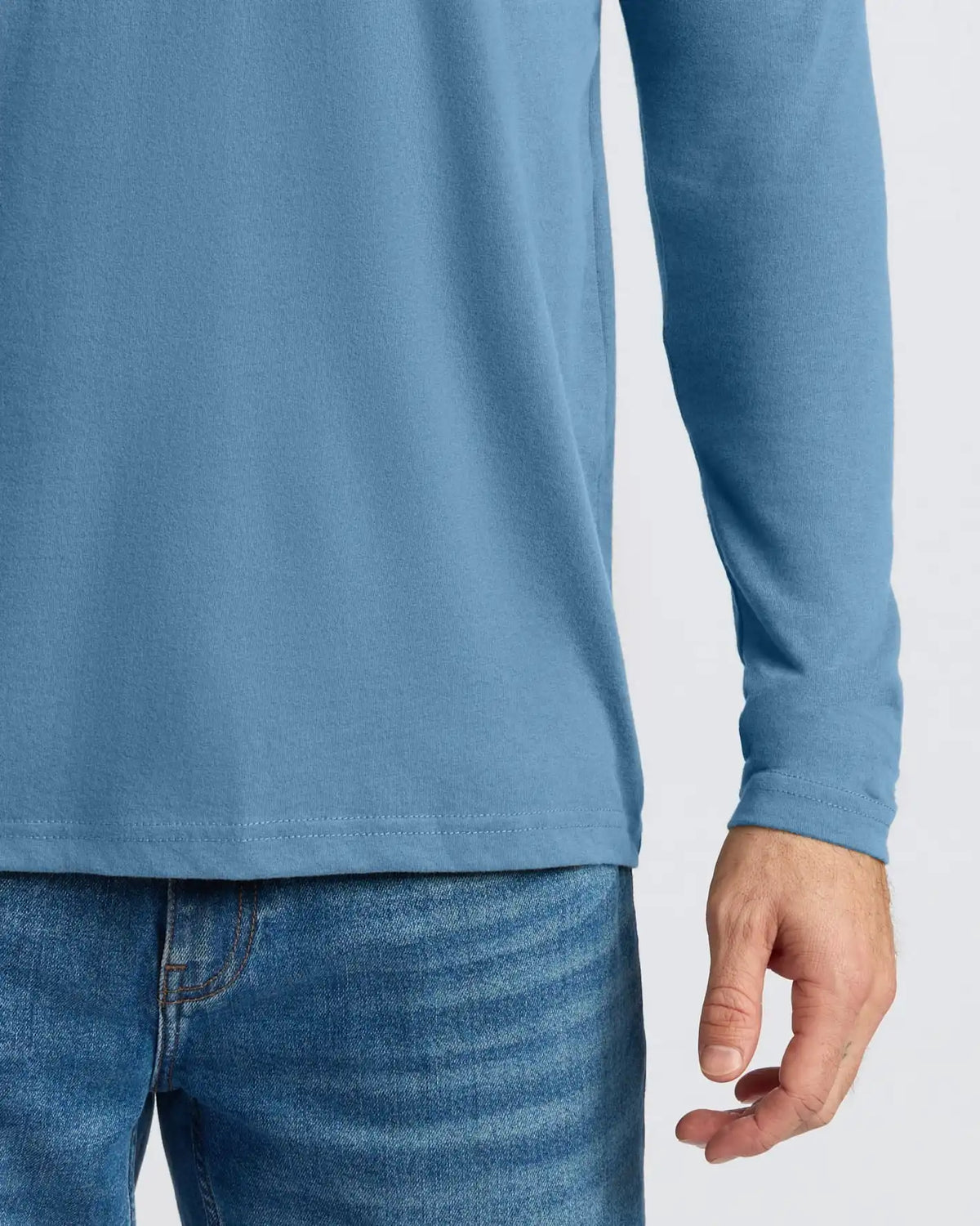 Indigo Classic Long Sleeve Crew Neck