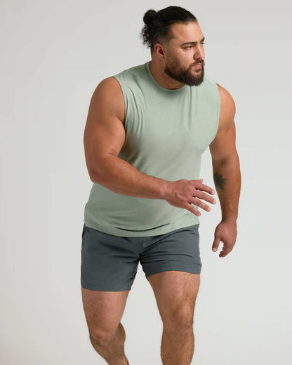Lichen Sleeveless Active Muscle Tee