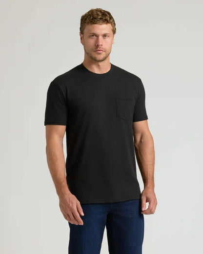 Black & White Classic Pocket Crew 2-Pack