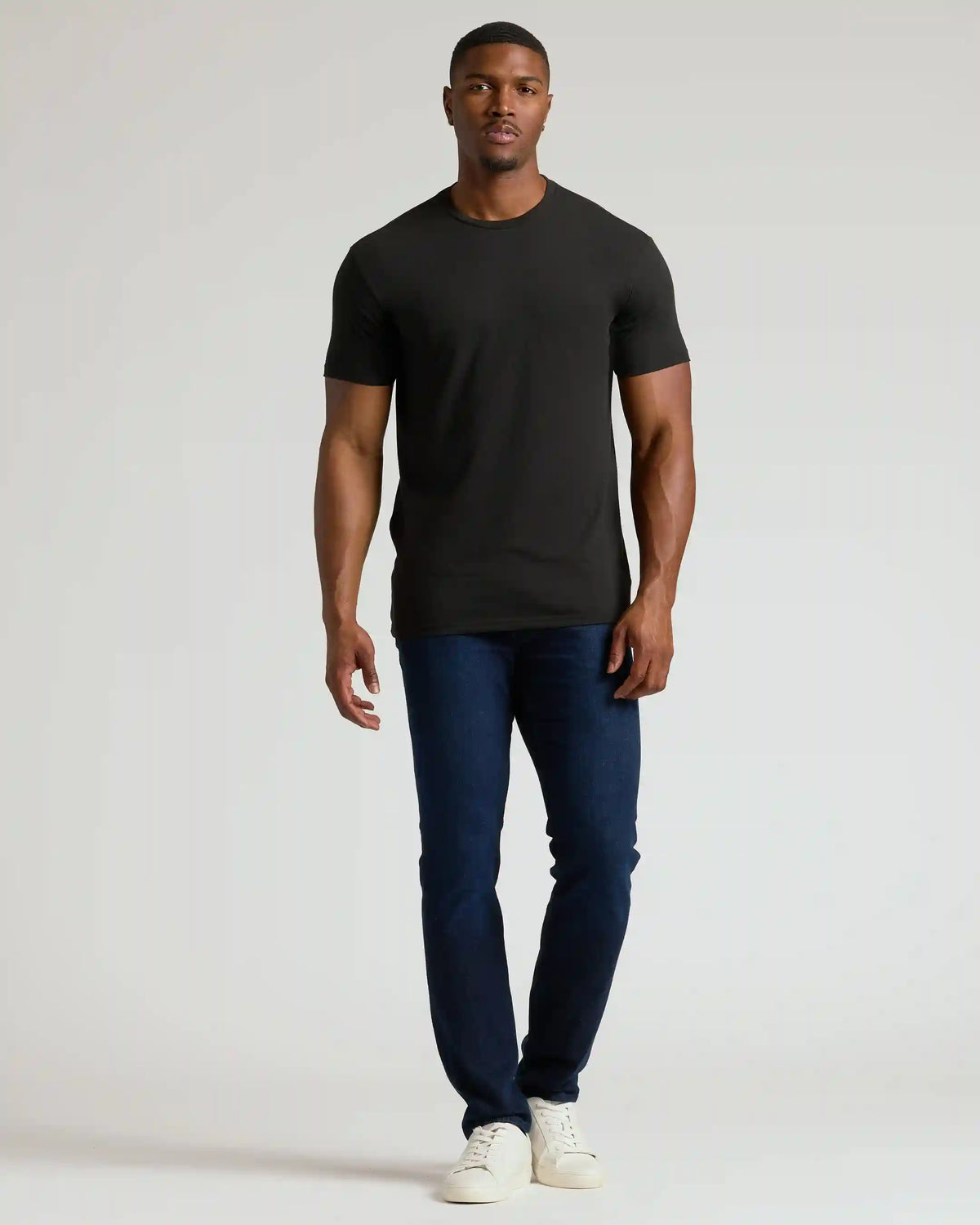 Classic Tall Straight Hem Crew Neck T-Shirt 3-Pack