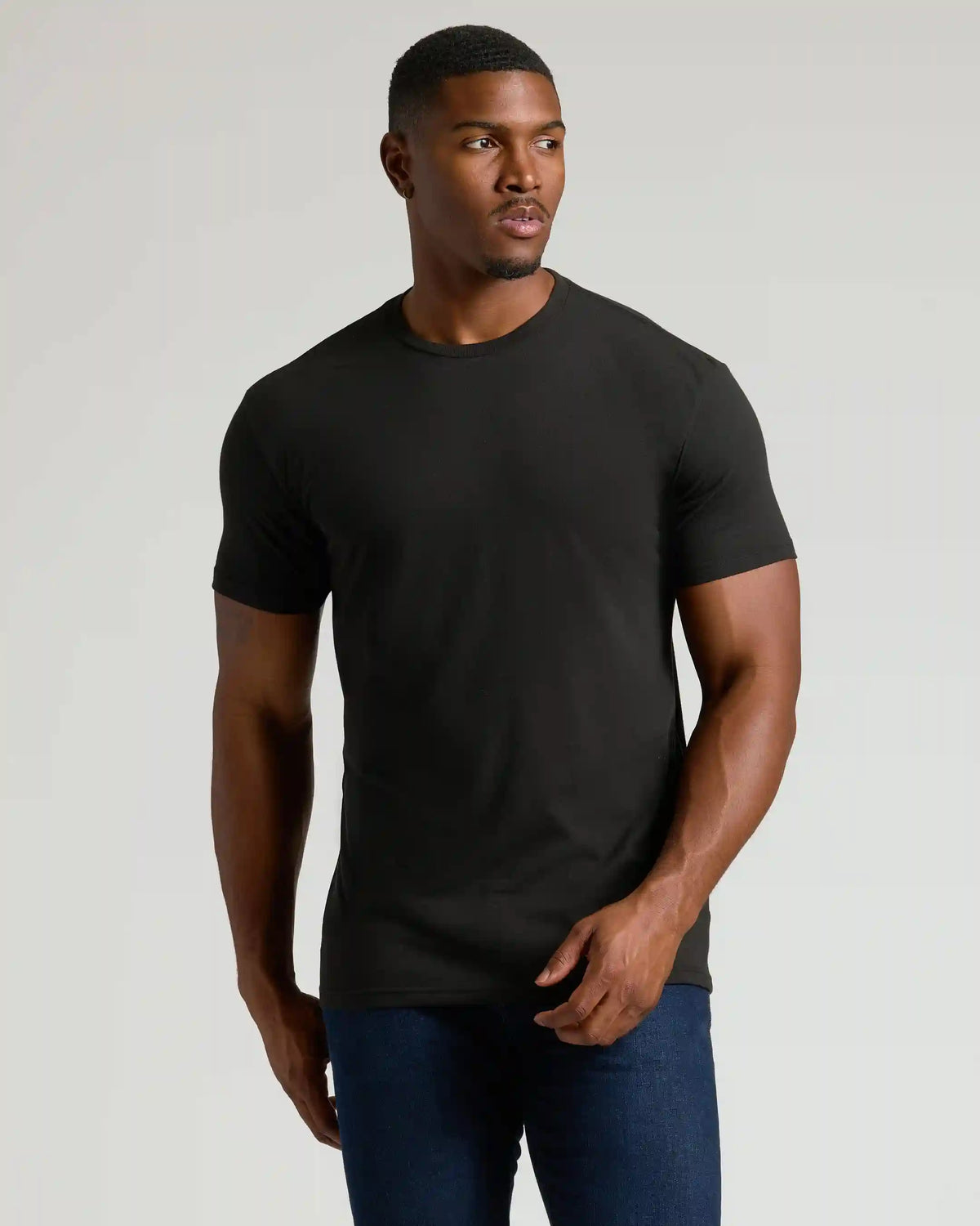 Classic Tall Straight Hem Crew Neck T-Shirt 3-Pack