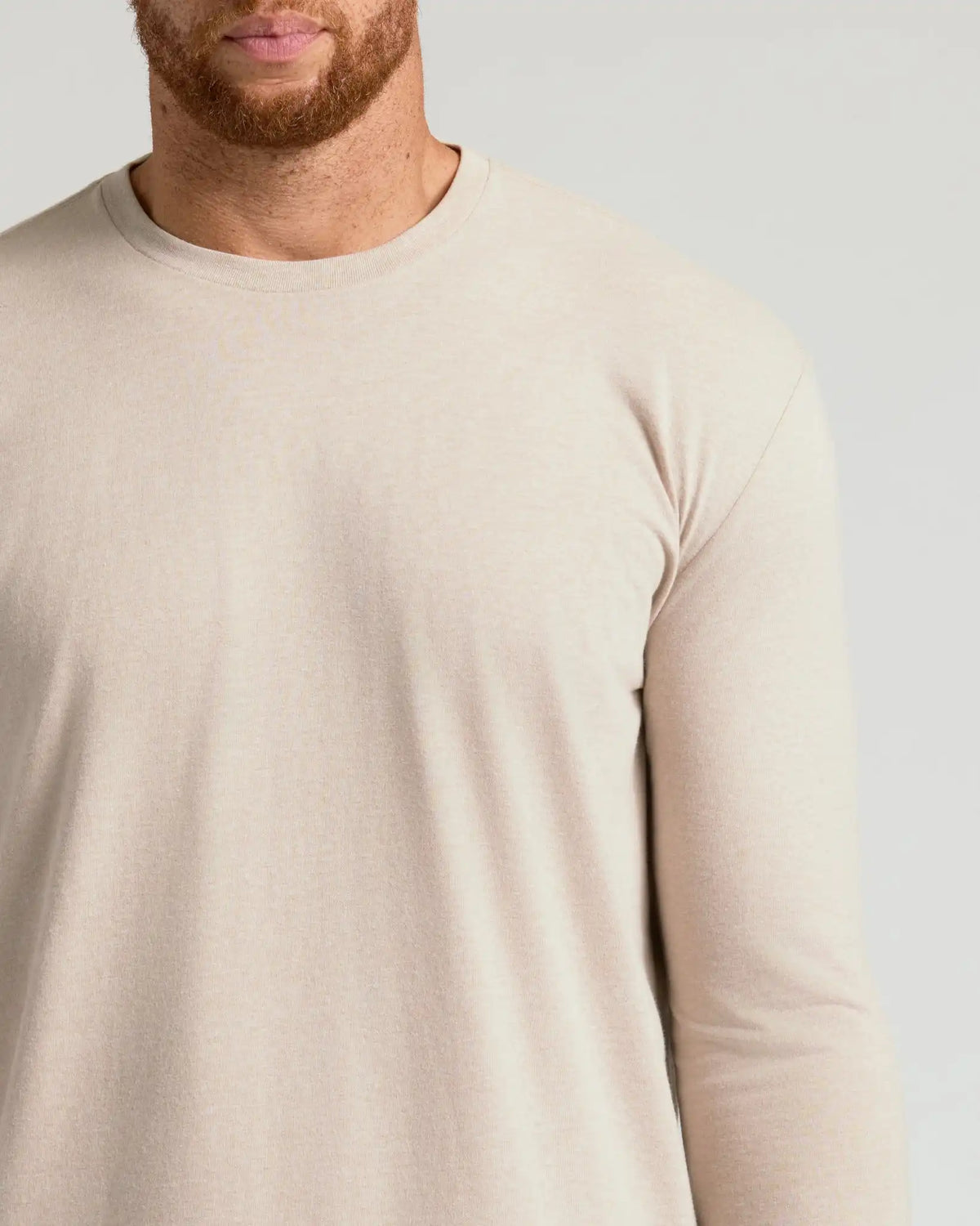 Heather Truffle Tall Long Sleeve T Shirt