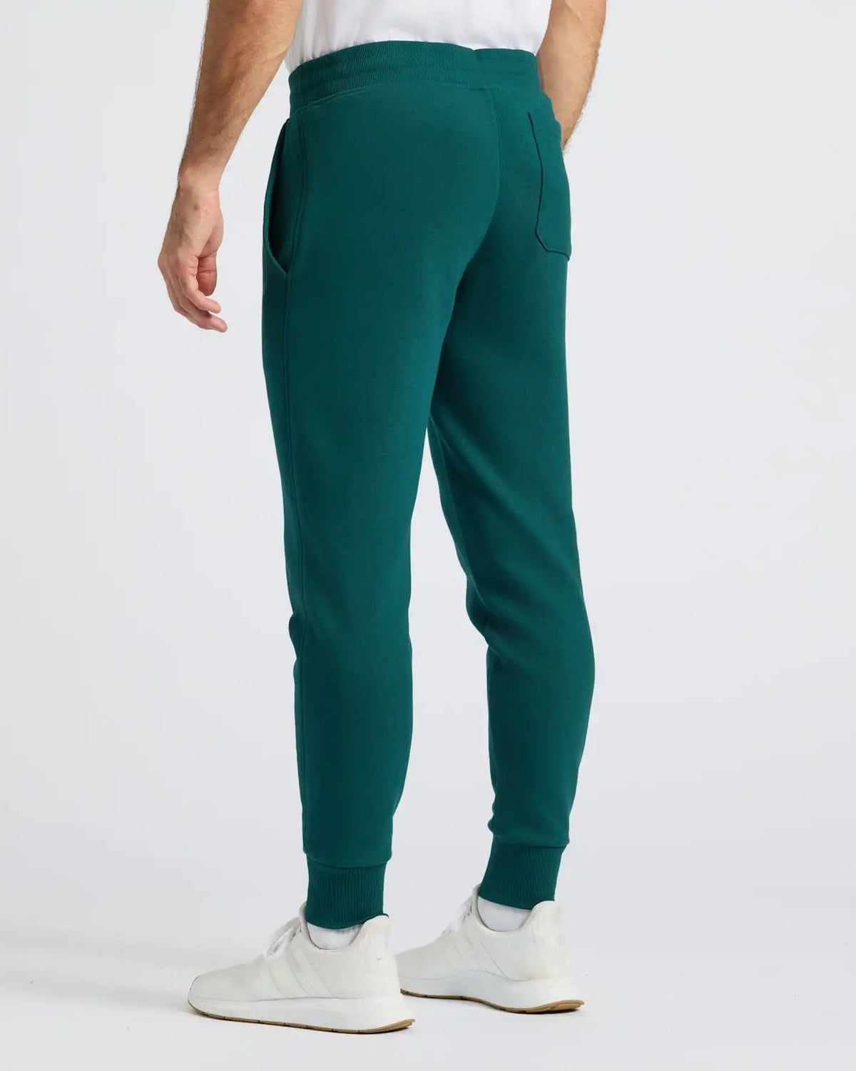 Deep Emerald Fleece French Terry Joggers