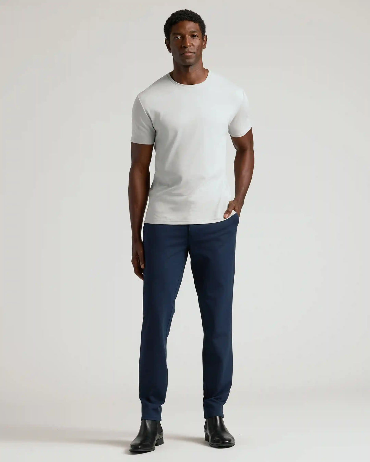 Navy Commuter Pants
