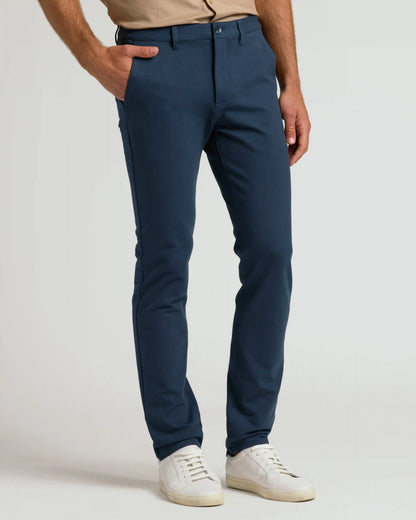 Black & Navy Slim Chino Pants 2-Pack