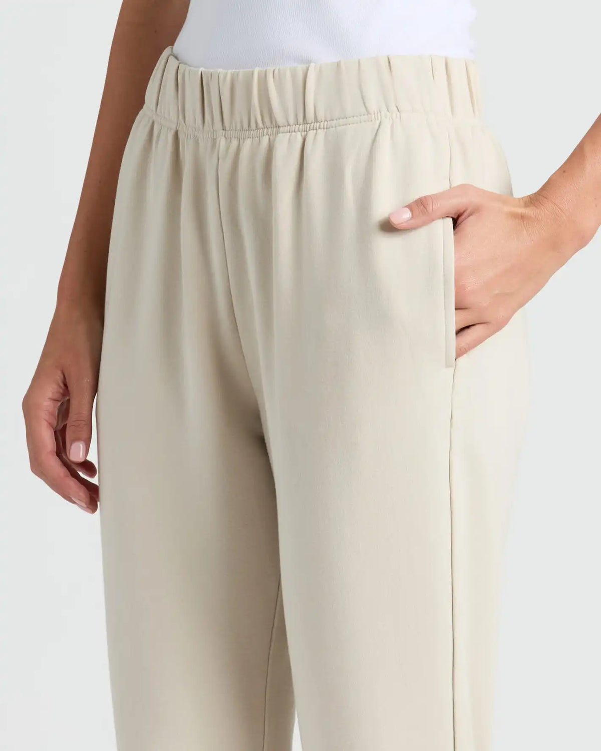 Womens Oatmeal Slouch Pullover Crew & Relaxed Jogger 2-Pack