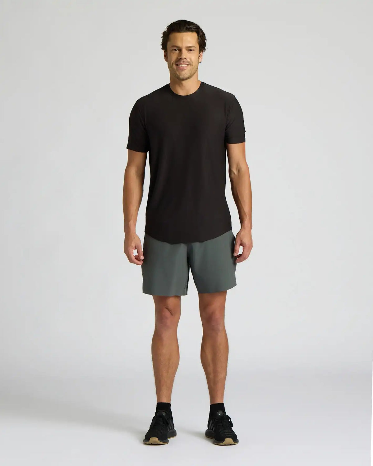 Active Curved Hem Crew 3-Pack