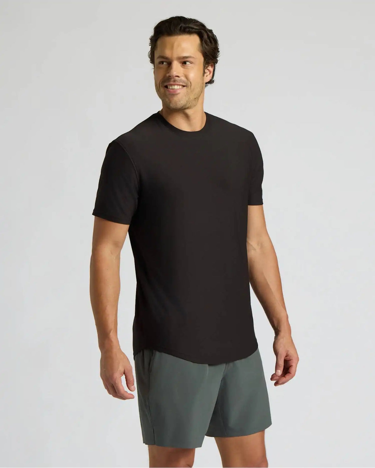 Active Curved Hem Crew 3-Pack