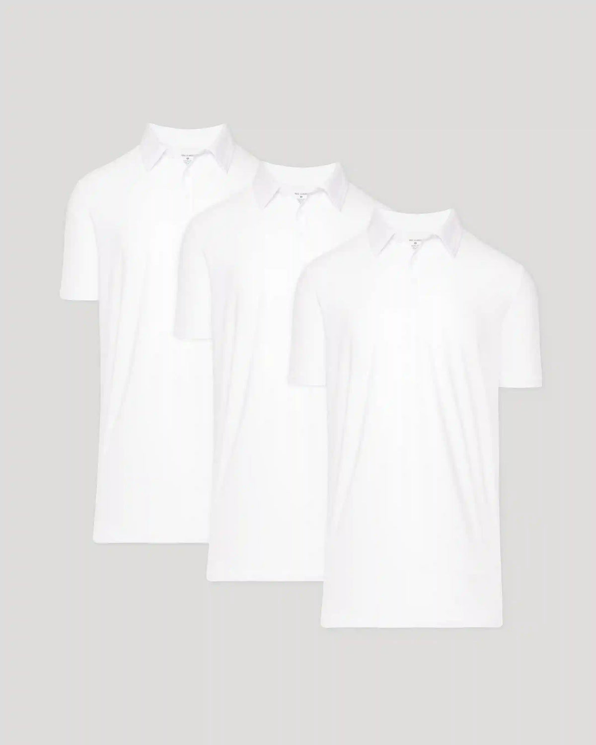 White Tall Active Polo 3-Pack