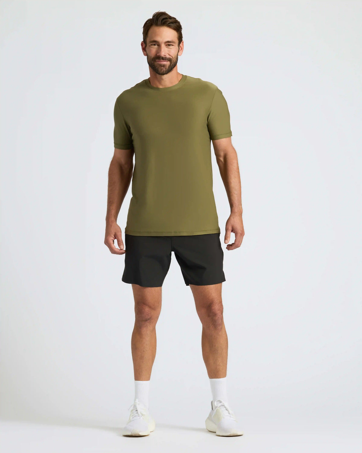 Carbon Green Active Crew and Short 2-Pack