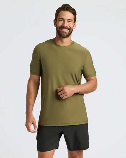 Carbon Green Active Crew and Short 2-Pack