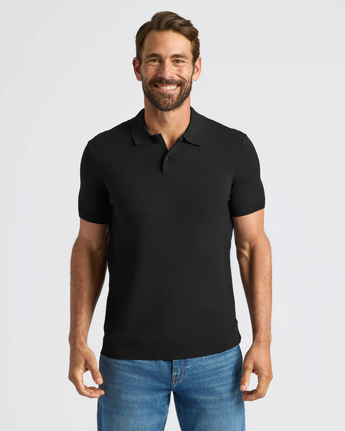 Black Dressy Polo