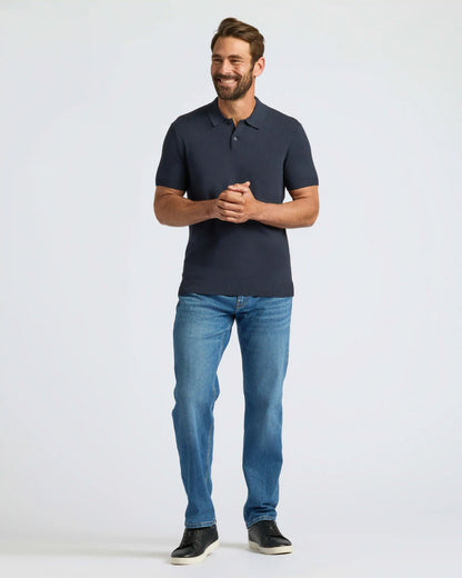 Navy Dressy Polo