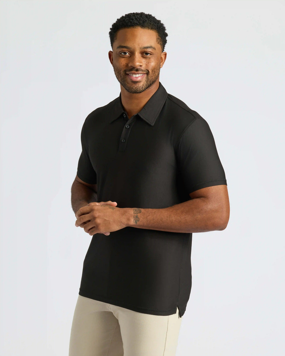 Black Active Polo 6-Pack