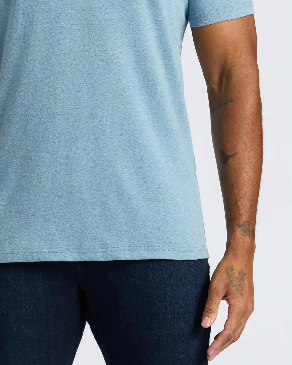 Heather Indigo Classic V-Neck