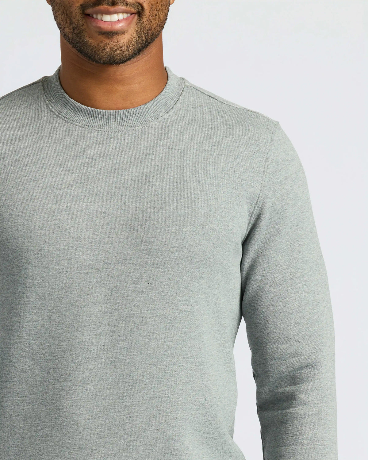 Medium Heather Gray Pullover Fleece Crew & Jogger 2-Pack