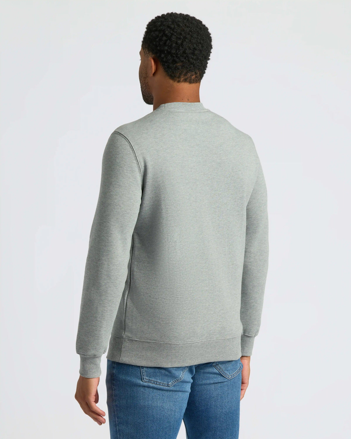 Medium Heather Gray Pullover Fleece Crew & Jogger 2-Pack