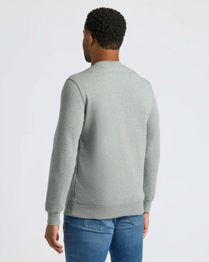 Medium Heather Gray Pullover Fleece Crew & Jogger 2-Pack