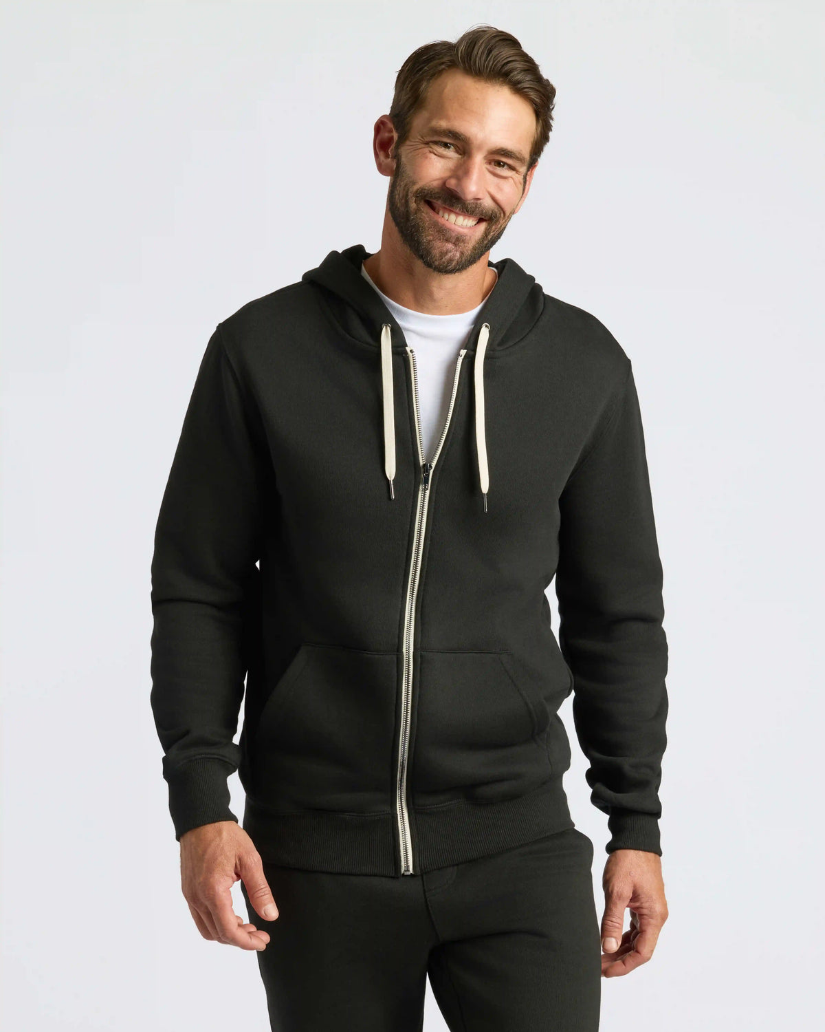 Black Fleece French Terry Zip Hoodie