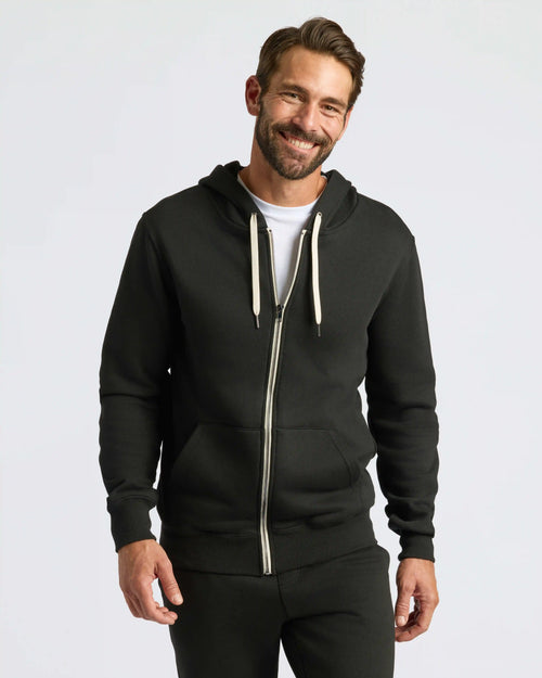 Black Fleece French Terry Zip Hoodie